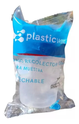 Vaso Muestra Orina Recolector Estéril Copro 100 Ml C/50 