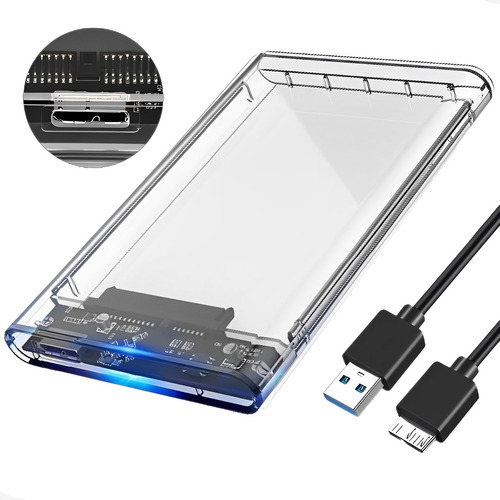 Case Slim Hd Ssd Adaptador Usb 3.0 Sata3 Externo 6gbps