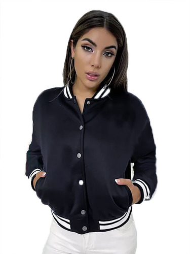 Chaqueta Mujer Beisbolera Buso Algodon Colombia Ropa Buzos