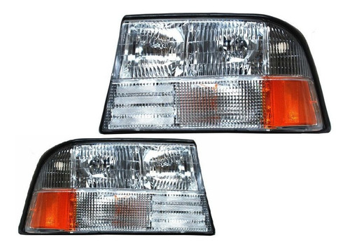 Par De Faros Bravada 1998-1999-2000-2001 C/base Ty