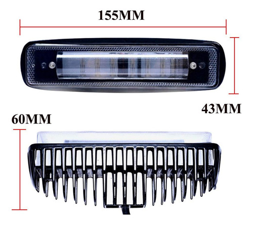Lámpara De Advertencia Para Montacargas De 4 Pulgadas Y 30 W