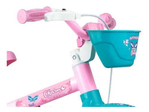 Imagem 3 de 5 de Kit Bicicleta Infantil Charm + Capacete Infantil Nathor