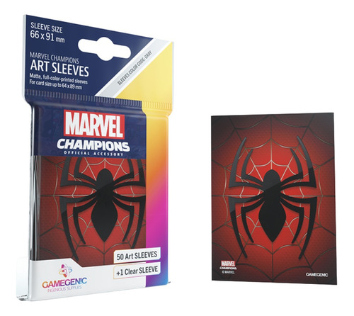 Protectores Marvel Champions - Spiderman 66x91mm