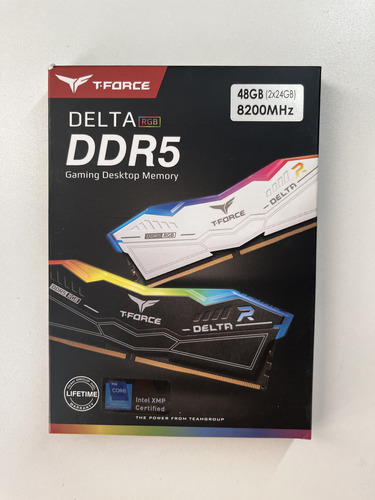 Teamgroup T-force Delta Rgb Ddr5 Ram 48gb (2x24gb) 8200mhz (Usado)