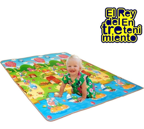 Imagen 5 de 6 de Alfombra Antigolpes Bebe Niño 2.00 X 1.80m C/ Bolso - El Rey