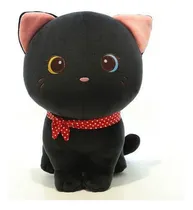 Comprar Gato Preto Dos Desenhos Animados Do Gato Boneca De Pelúcia B