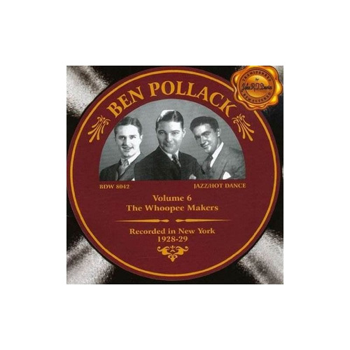 Pollack Ben Volume 6: The Whoopie Makers Usa Import Cd Nuevo