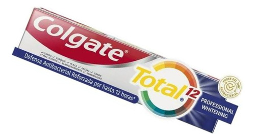 Pasta Dental Colgate Total 12 Professional Whitening Dientes