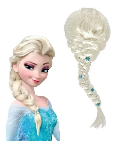 Frozen Elsa Princesa Halloween Navidad Fiesta Cosplay Peluca