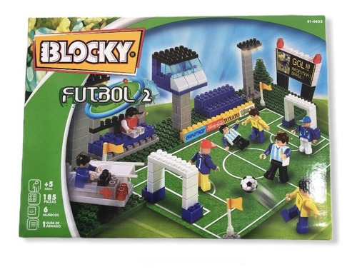 Blocky Futbol 2 Bloques 185 Piezas 