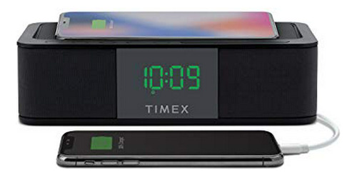 Timex Ihome Reloj Despertador Altavoz Portátil Con Carga Ina