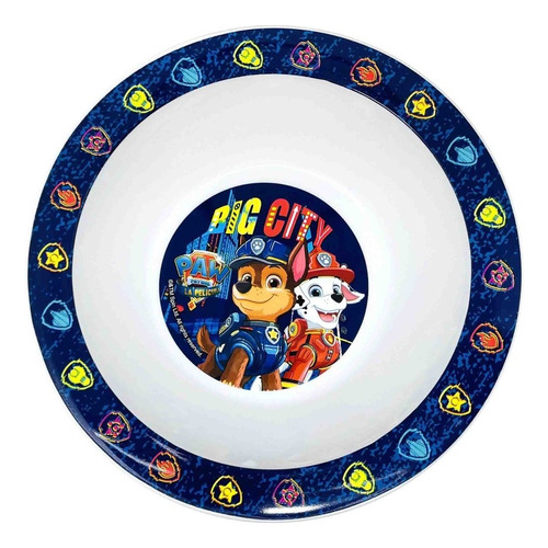 Bowl Infantil Apto Microondas Paw Patrol Marshall Chase