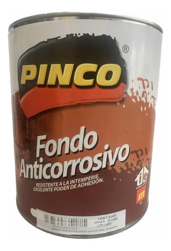 Fondo Anticorrosivo Blanco Pinco Galon