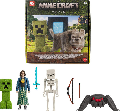 Conjunto De Brinquedos Mattel Minecraft Story Com 4 Figuras