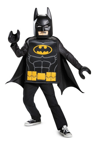 Disfraz Para Niño De Batman Lego Talla Small (4-6)-