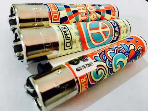 Clipper Flower Power Encendedor / España / Piedra Gas / Clip
