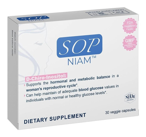 Sop Niam, D-chiro Inositol, Vitaminas Y Minerales, 30 Caps