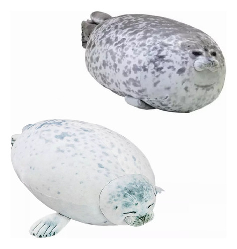 2pcs Juguete Peluche Foca Almohada Foca Algodón Cómodo 30cmg