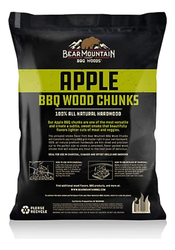 Chunks Madera Variedad 4 Sabor Apple Mezquite Hickory Cherry