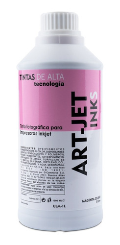 Tinta Para Hp Art-jet® Linea Comercial 1 Litro