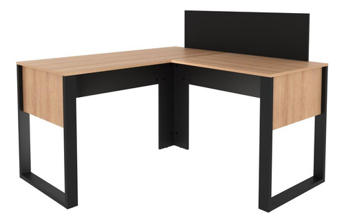 Painel Divisor De Mesa 110cm Tecnomobili Preto - Me4183