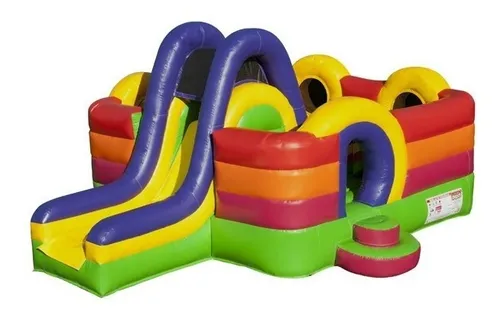 Inflable Combinado C/ Tobogan Y Obstáculos (cod 209)