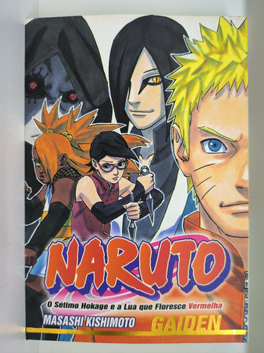 Mangá Naruto Gaiden - O Sétimo Hogake E A Lua Que Floresce Vermelha - Editora Panini (Usado)