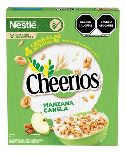 Nestlé Cereal Cheerios Manzana Canela 230 Gr 