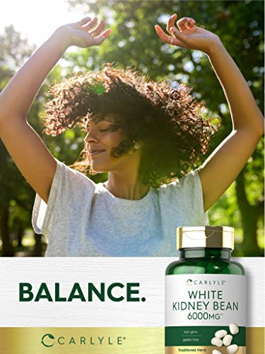 Suplemento Carlyle White Kidney Bean Carb Blocker 6000mg