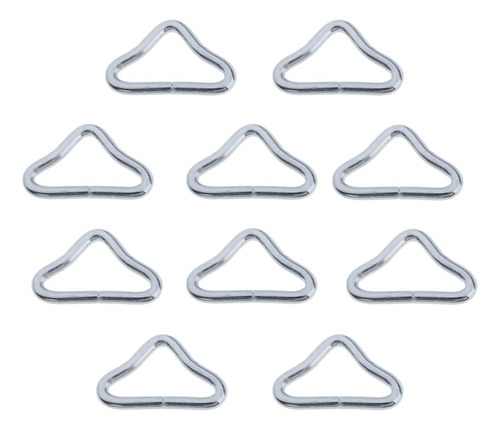 10x Anillos Triangulares Hebilla Anillos En Correas