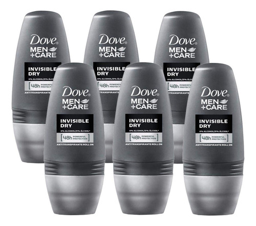 Pack X2 Desodorante Dove Men Antitranspirante Roll On 50ml