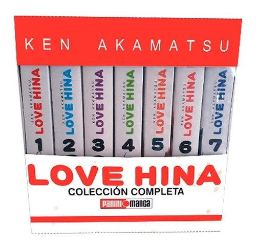 Manga Love Hina, De Ken Akamatsu. Editorial Panini, Tapa Blanda En Español
