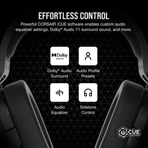 Auriculares Para Juegos Corsair Hs55 Surround Carbon Con Son