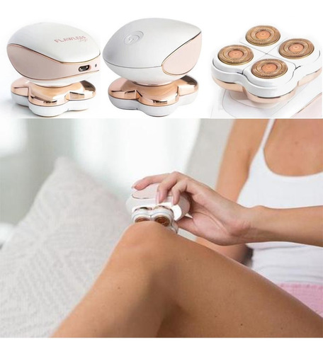 Depiladora Corporal Tv Flawless Legs 18k Gold 4 En 1 + Obsq