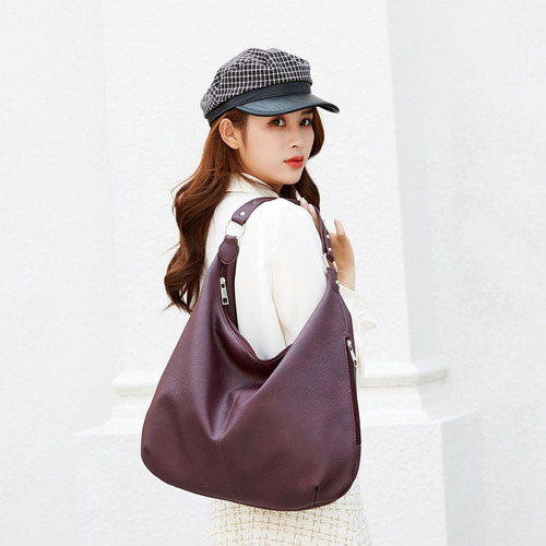 Bolso De Bolso De Cuero Para Mujeres Bolso De Hombro