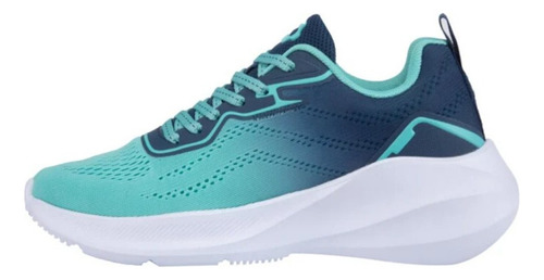Tenis Deportivo De Dama Charly 9002 Color Aqua/ Marino