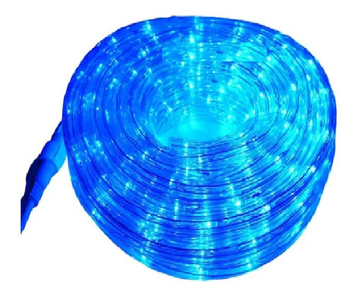 Manguera Led Lineal De Navidad Blanca/azul 10 M 180 Luces