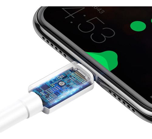 Cable Flexible Tipo C Blanco Para iPhone 15 Plus Y 15 Ultra