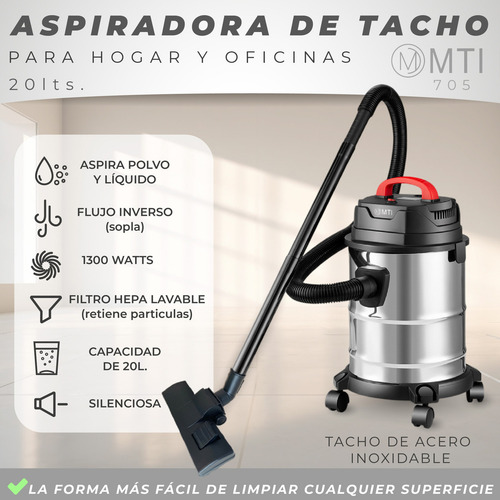 Combo Limpieza Hidrolavadora Bestool 1400w + Aspiradora Mti