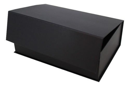 Caja Rígida Con Cierre Magnético En Color Negro Mate