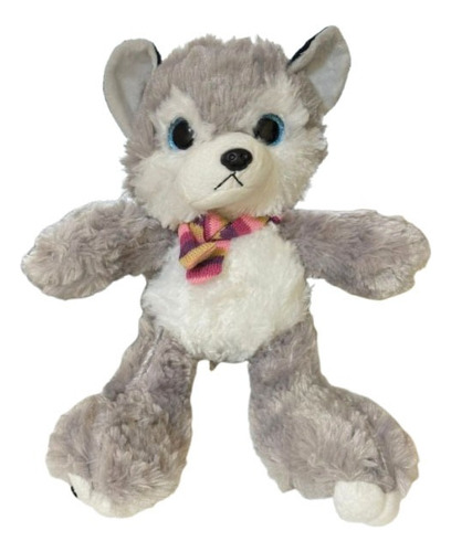 Perros De Peluche Ojos Tiernos Varios Modelos Hermosos Gris