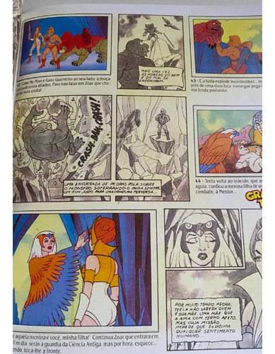 Álbum De Figurinhas He-man Panini 1983 Ofício Reprodução