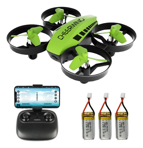 Drone Cheerwing Cw10 Mini Niños Con Cámara Wifi Fpv, Regalo 