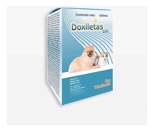 Suplemento Perros Doxiletas 100mg, 20 Tabletas