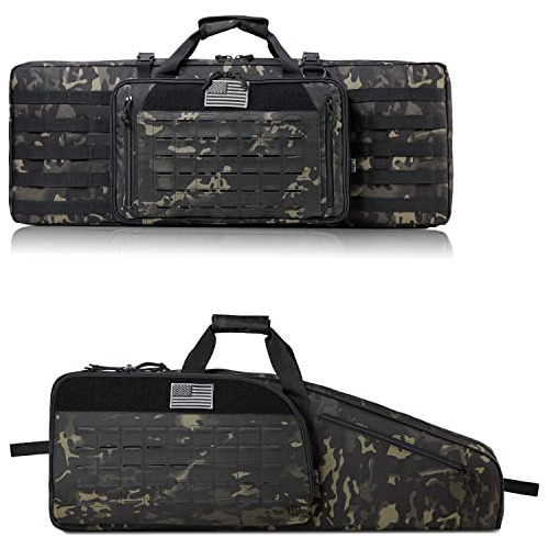 Dbtac Bolsa Para Rifle Individual De 35  (camuflaje Negro) +