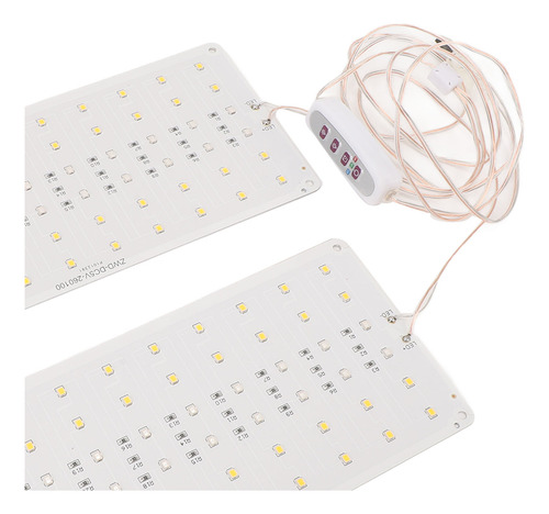 Panel De Cultivo Led Con 5 Brillos Regulables En La Parte In