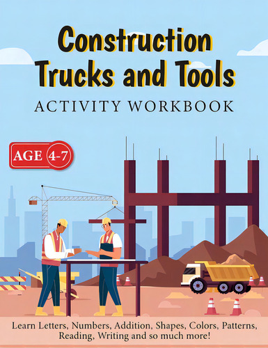 Construction Trucks And Tools - Activity Workbook, De Costanzo, Beth., Vol. 1. Editorial Rittenhouse Book Distributors, Tapa Blanda En Inglés