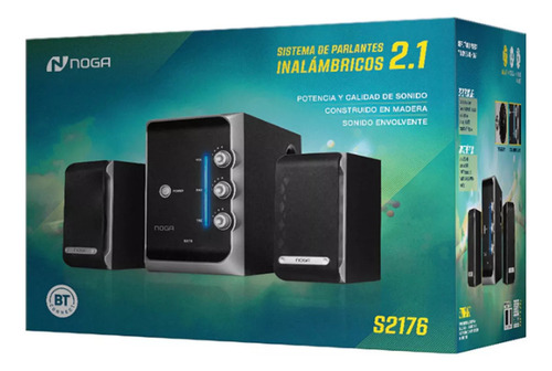 Parlante Home Theater Noga S2176 50w Negro 220v Con Bluetoot Negro
