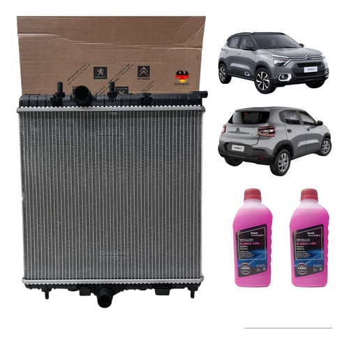 Radiador Água Citroen C3 1.0 Manual 22/24 Cód : 9845779780