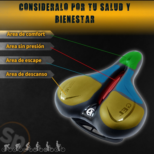 Asiento Para Bicicleta Vzr Prostatico Diseño Innovador